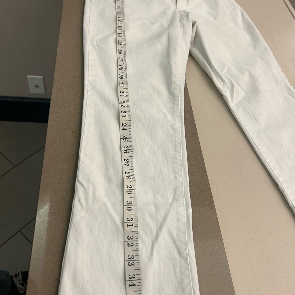 Jeans Charter Club White Straight Leg 8 s made in Jordan Lexington straight😁